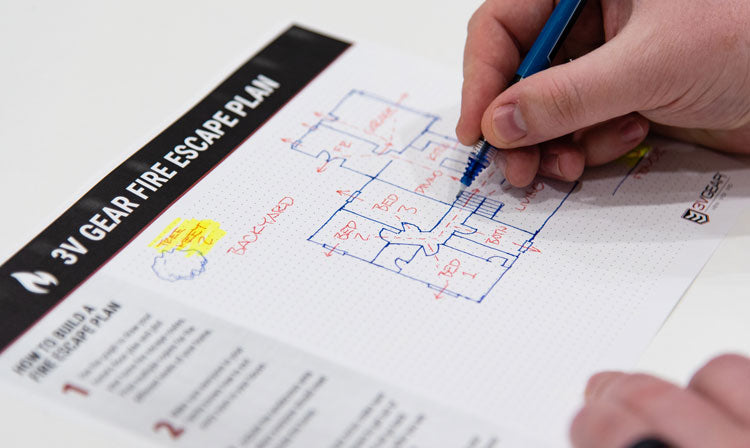 3V Gear Fire Escape Plan