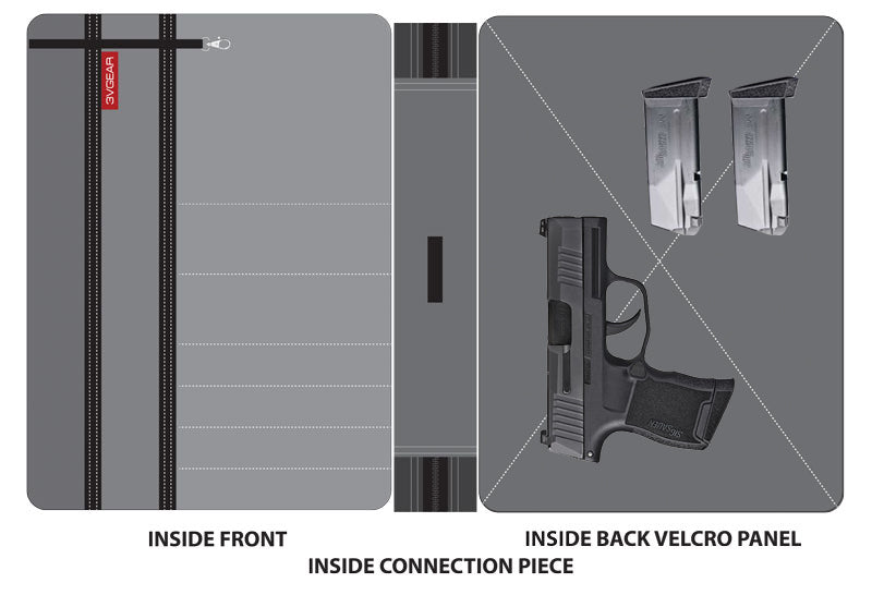 3V Gear Gun Case Organizer Prototype Inside