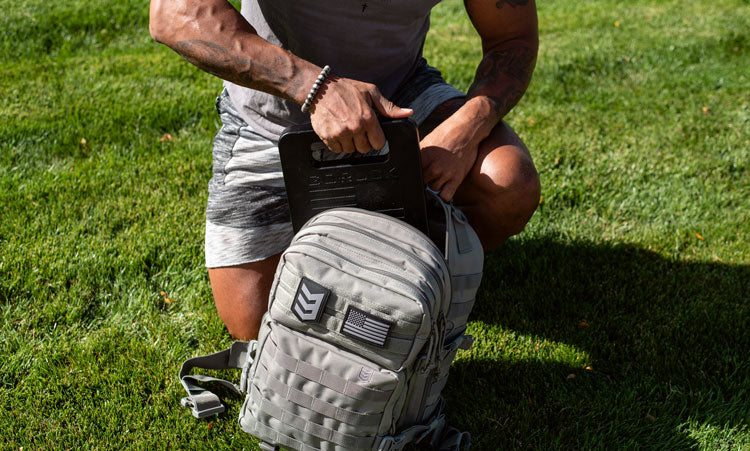 Using a rucking plate in Velox backpack