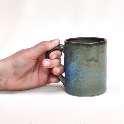 Ceramic Espresso Mug - Handmade - Seashell Glaze - InFerment
