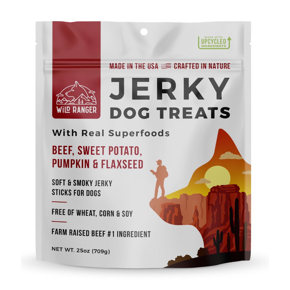 Beef & Superfoods Dog Jerky Treats 25oz - Wild Ranger Pet product image