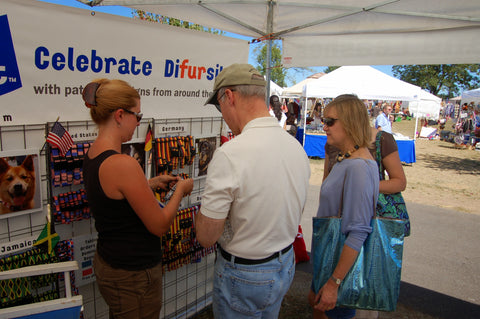 Mary selling dog collars