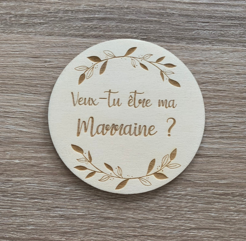 Carte Parrain Marraine Lovely Creation