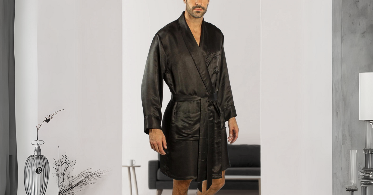 silk robe for the modern man's ritual