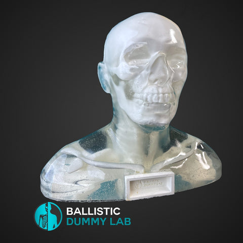 Deluxe Ballistic Dummy Gel Bust – Ballistic Dummy Lab