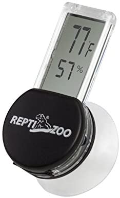 GXSTWU Reptile Hygrometer Thermometer LCD Display Digital Reptile Tank Hygrometer Thermometer with Hook Temperature Humidity Meter Gauge for Reptile