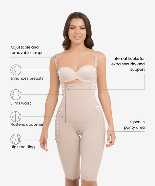 CYDREAM Women Waist Trainer Shapewear Tummy Control Corset Arm Slimmer Body  Shaper Post Surgery Compression Top, Beige, Small : : Clothing,  Shoes & Accessories