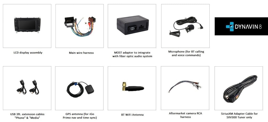 NEW!* Dynavin 8 D8-MBC Plus Radio Navigation System for Mercedes C