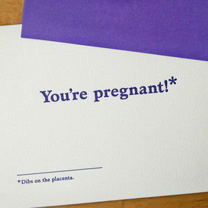 Placenta Footnotes Card