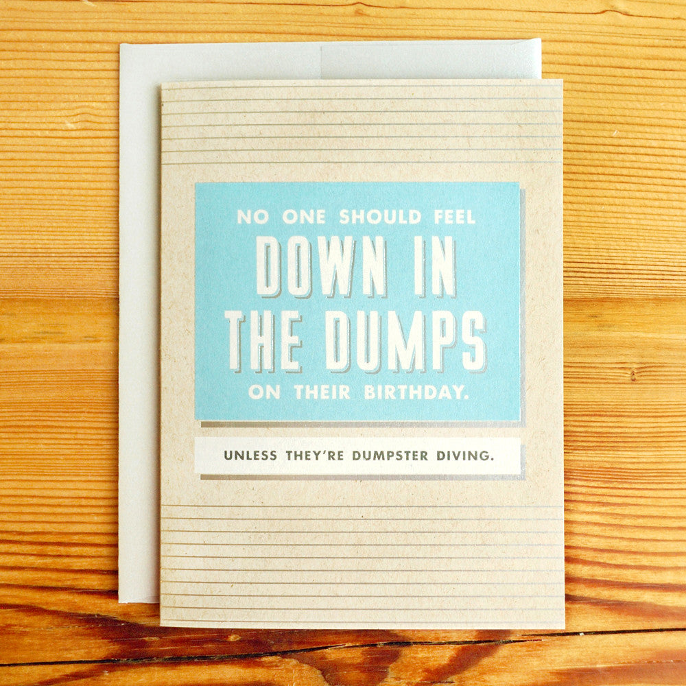 Down in the Dumps Classic Card