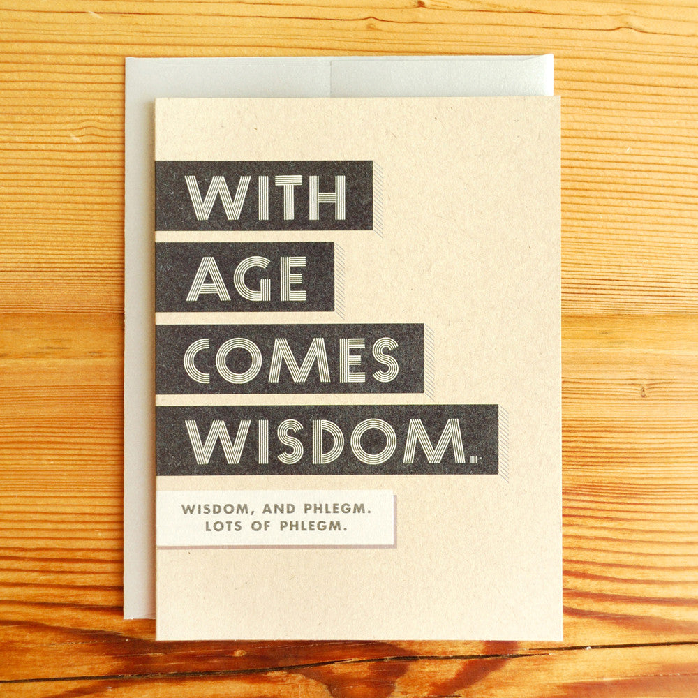 Wisdom and Phlegm Classic Card