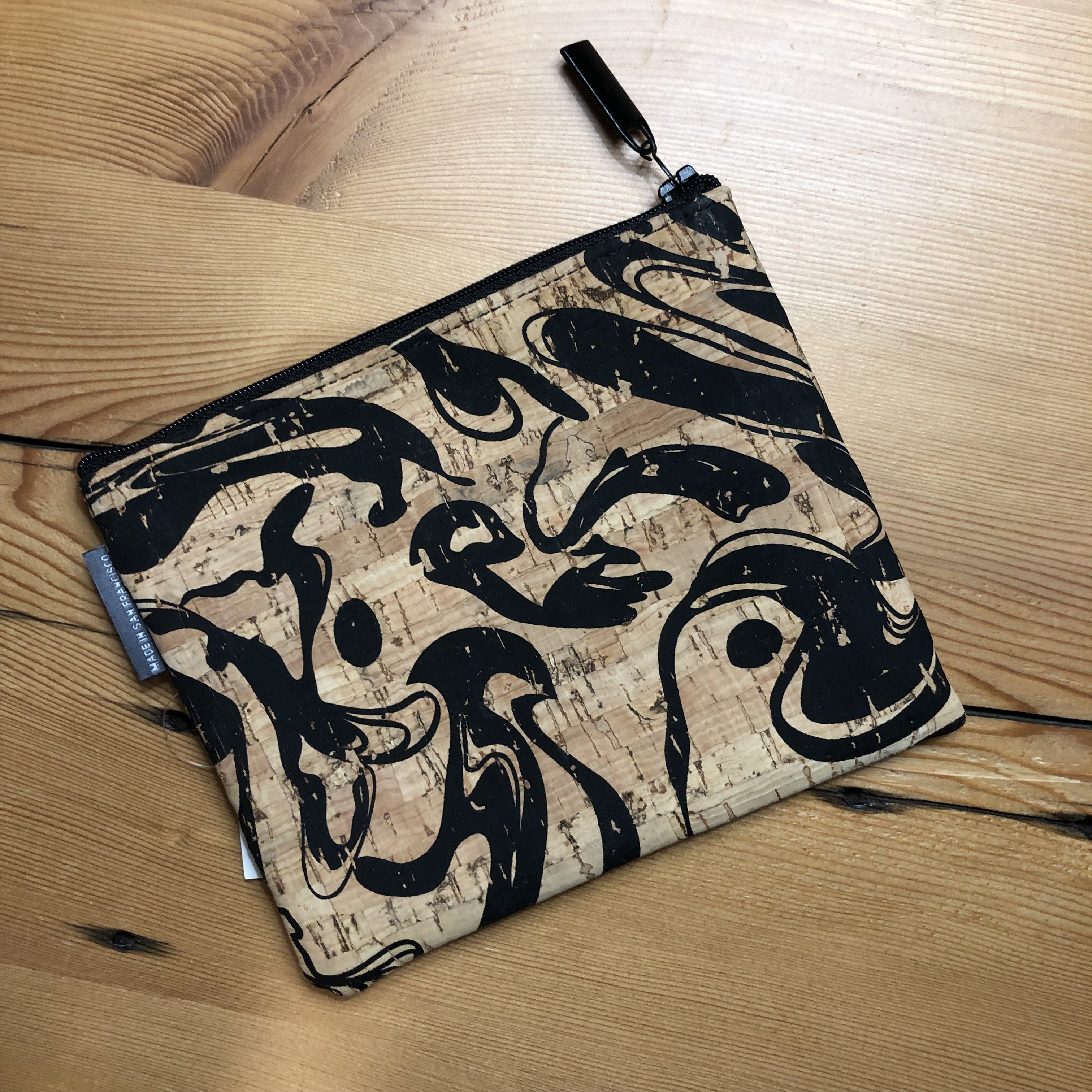 Pouch - Black Ink Cork