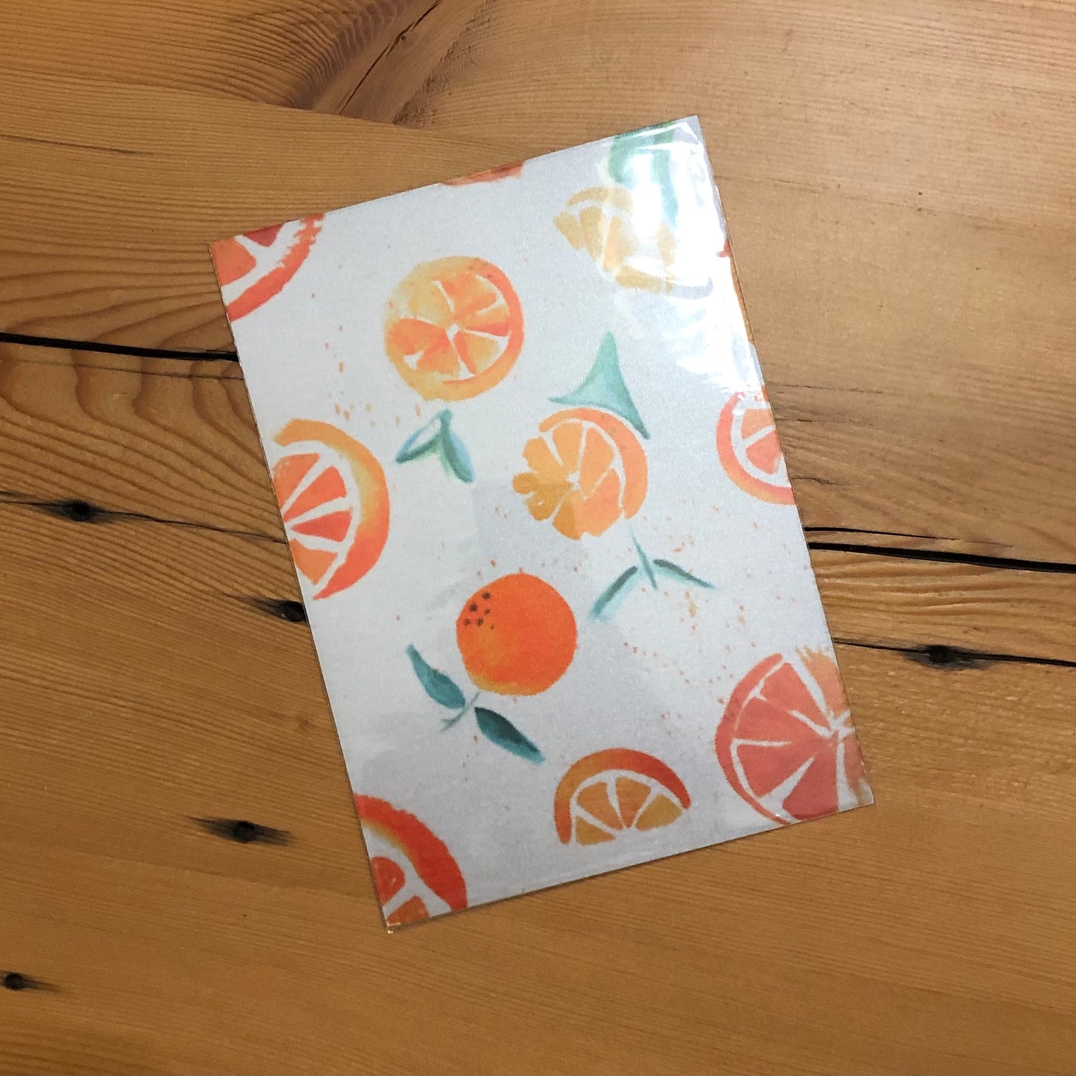 Citrus Slices 5x7 Metallic Print