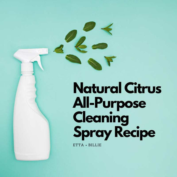 Easy DIY Citrus All Purpose Natural Cleaning Spray Recipe