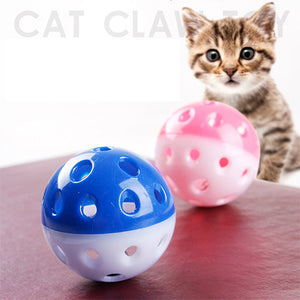 Cat & Kitten Colorful Jingle Bell Ball Toy