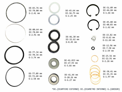 Power Steering Seals - Power Steering Pump Seal Kit for Ford