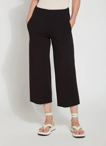 Lysse - Leila Cropped Relaxed Wide Leg Pant - True Navy 12-3138-M2