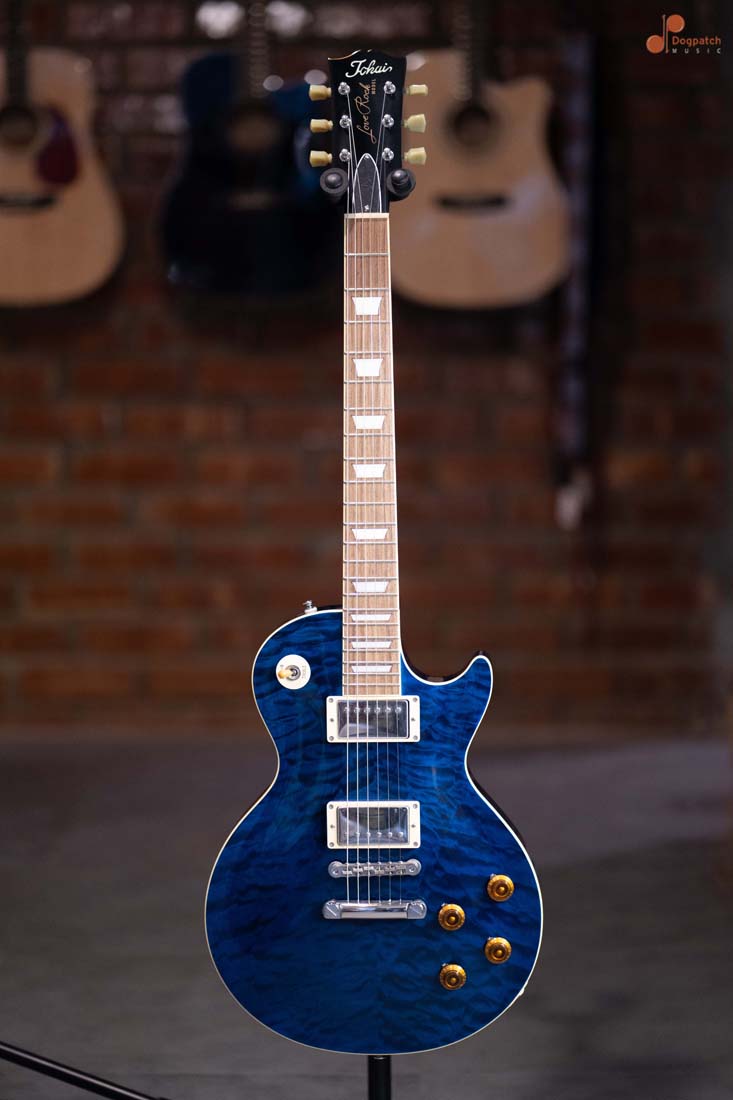 Tokai LS142Q-IB , Electric Guitar. Vintage Series, Indigo Blue