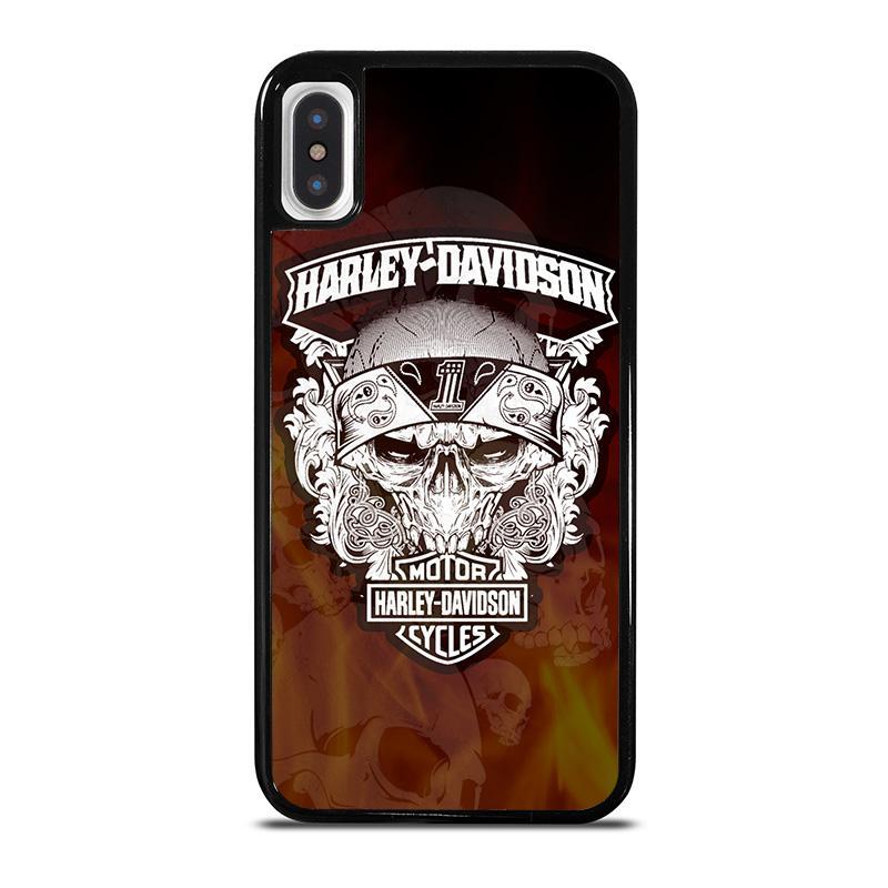 Harley Davidson Flame Logo hard plastic and rubber iPhone case