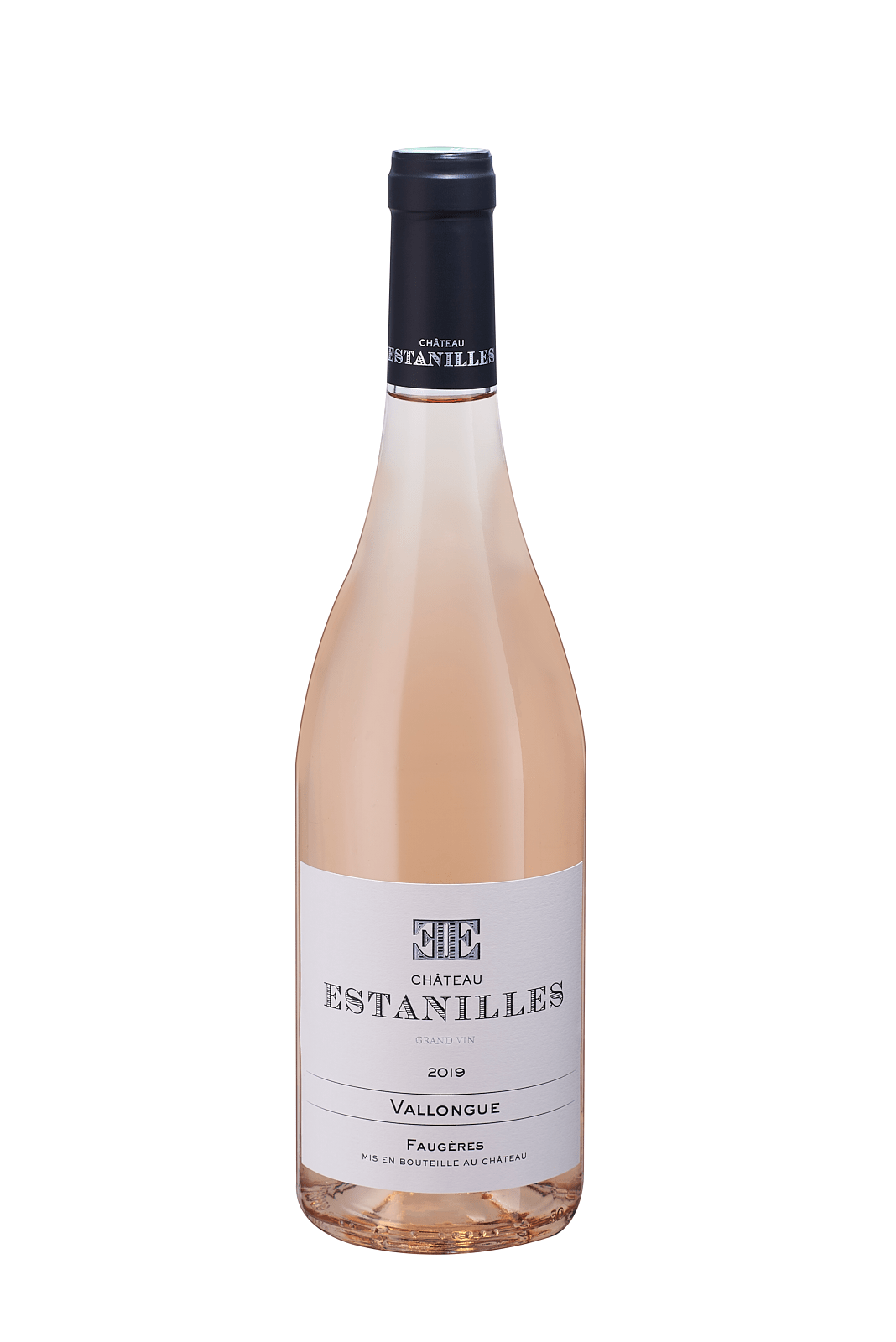 Chateau Estanilles pink wine languedoc faugères grand vin syrah grenache mourvèdre
