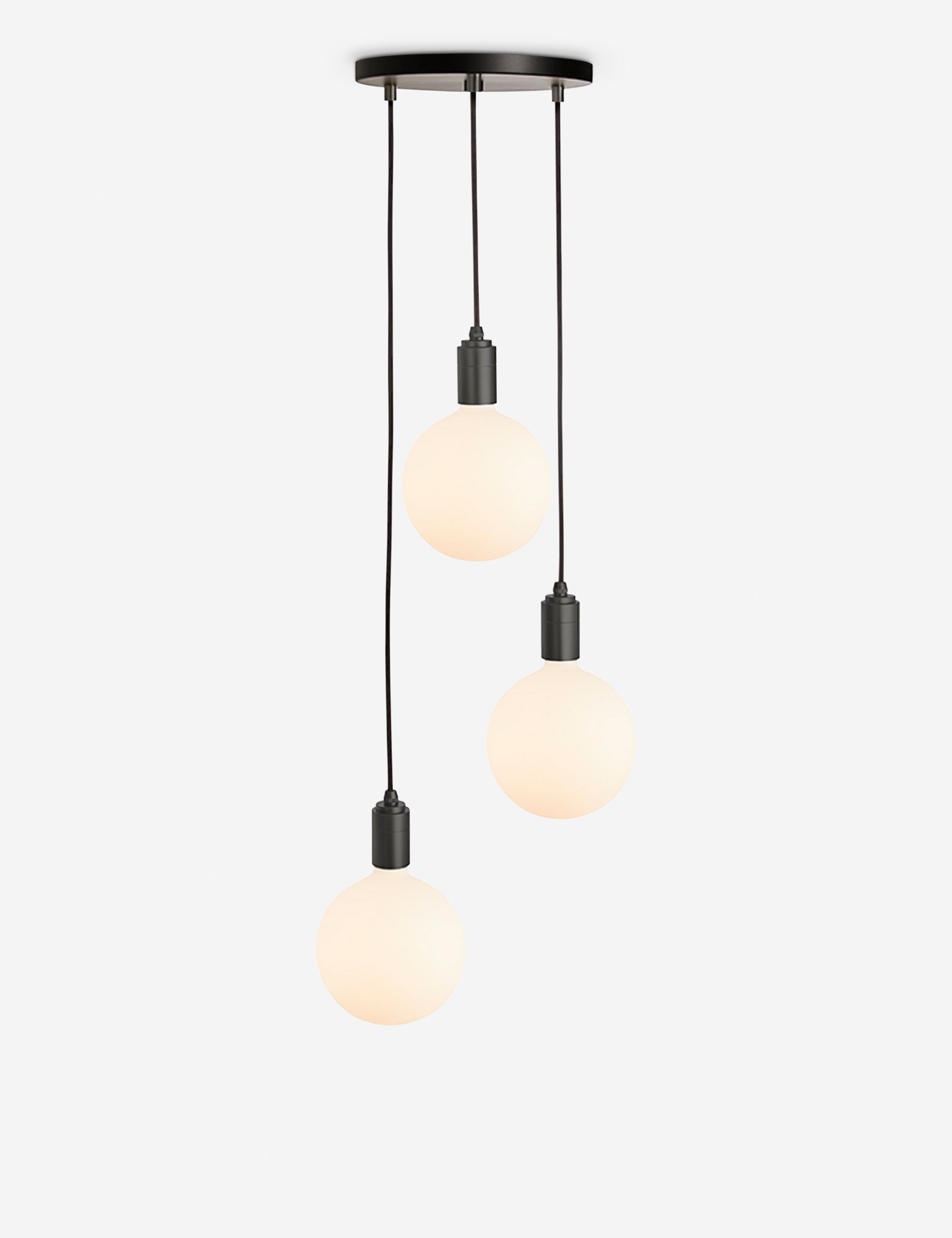 Triple Pendant Light with Sphere IV by Tala