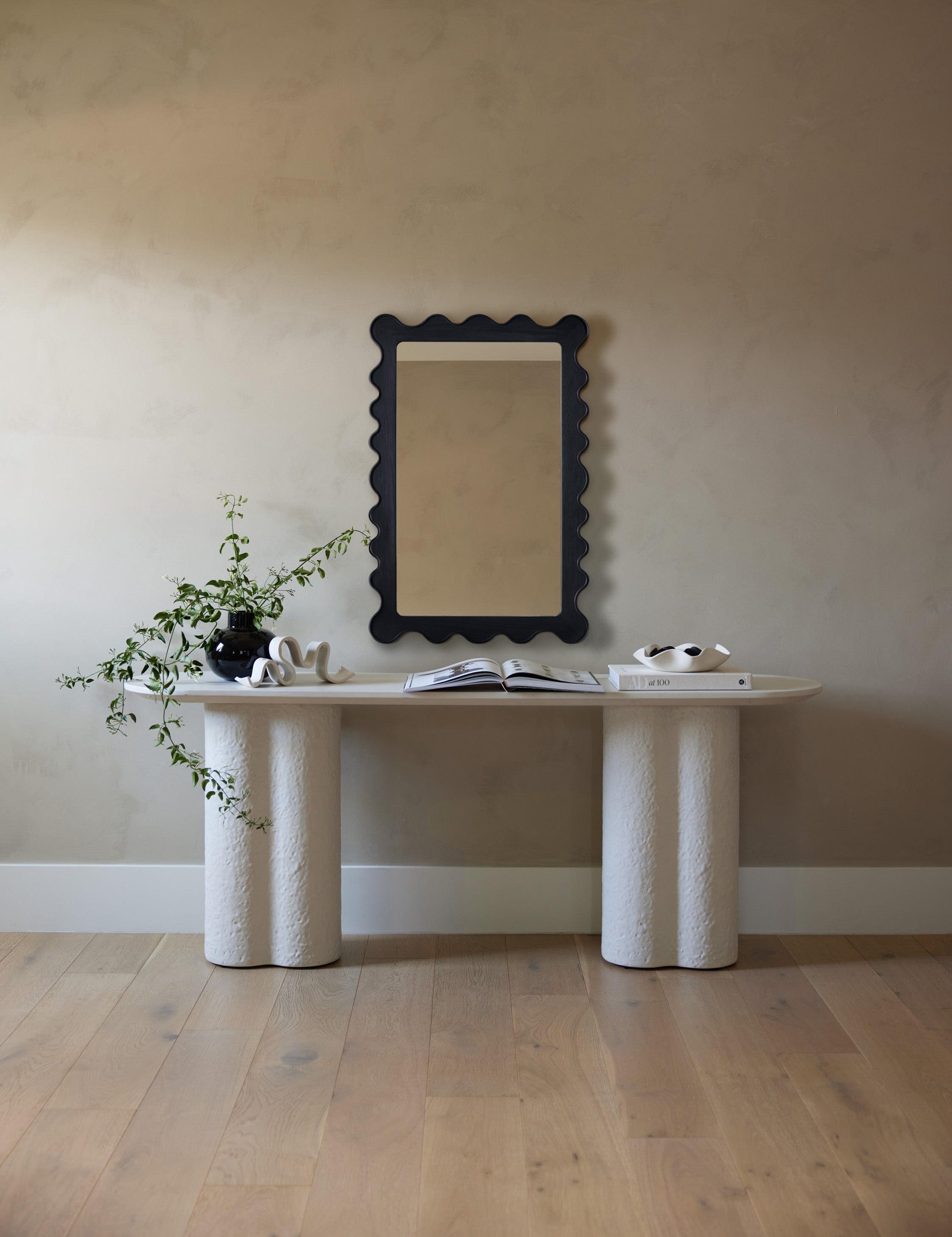 Ripple Mirror by Sarah Sherman Samuel - Black
