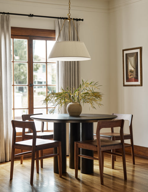 37B Althea Round Dining Table in Light Oak - Only Table
