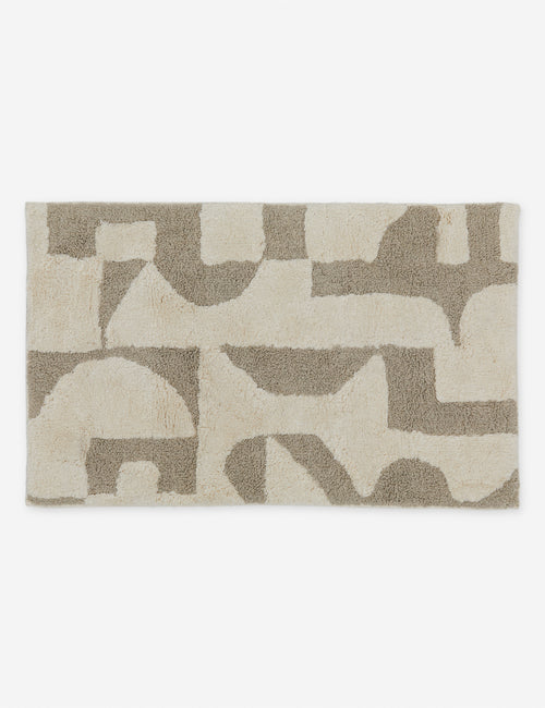 Morrow Modern Abstract Bath Mat & Runner, 2 Colors on Food52