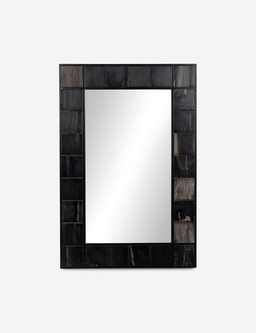 Regina Andrew Hanging Rectangle Mirror – Blackened Steel - Scenario Home