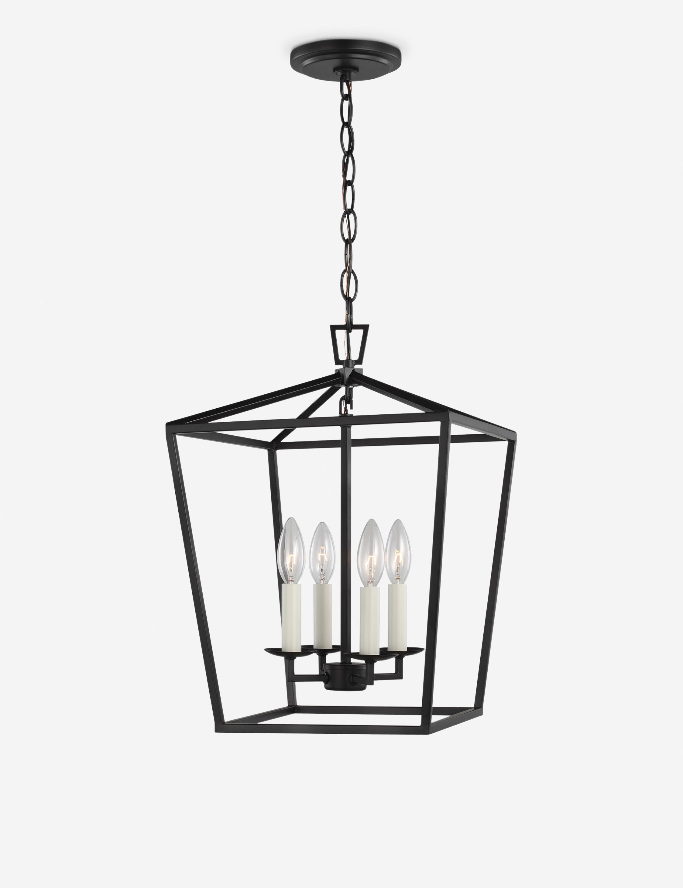 Gala Pendant Light, Black 14"W