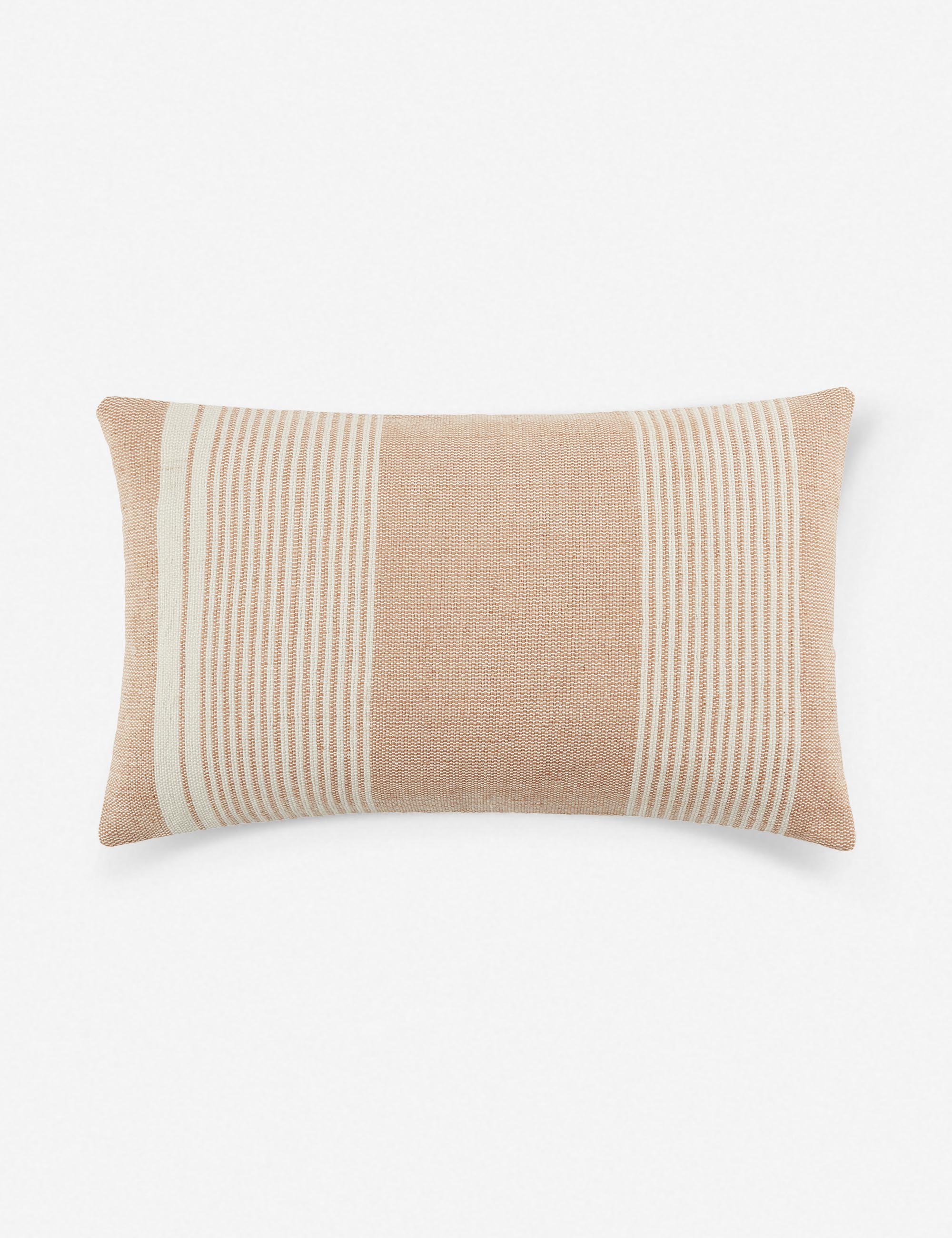 Kristian Indoor / Outdoor Pillow, Natural 13" x 21"