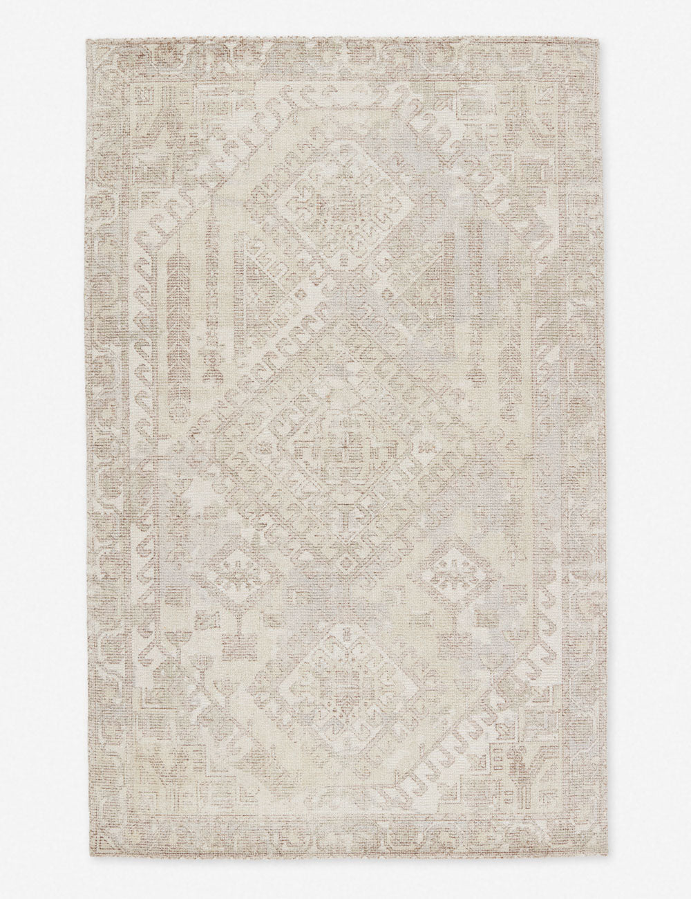 Geraldine Rug, Light Taupe and Cream 6' x 9'