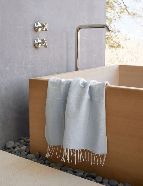 Pure Linen Bath Towel - Natural- CULTIVER- USA