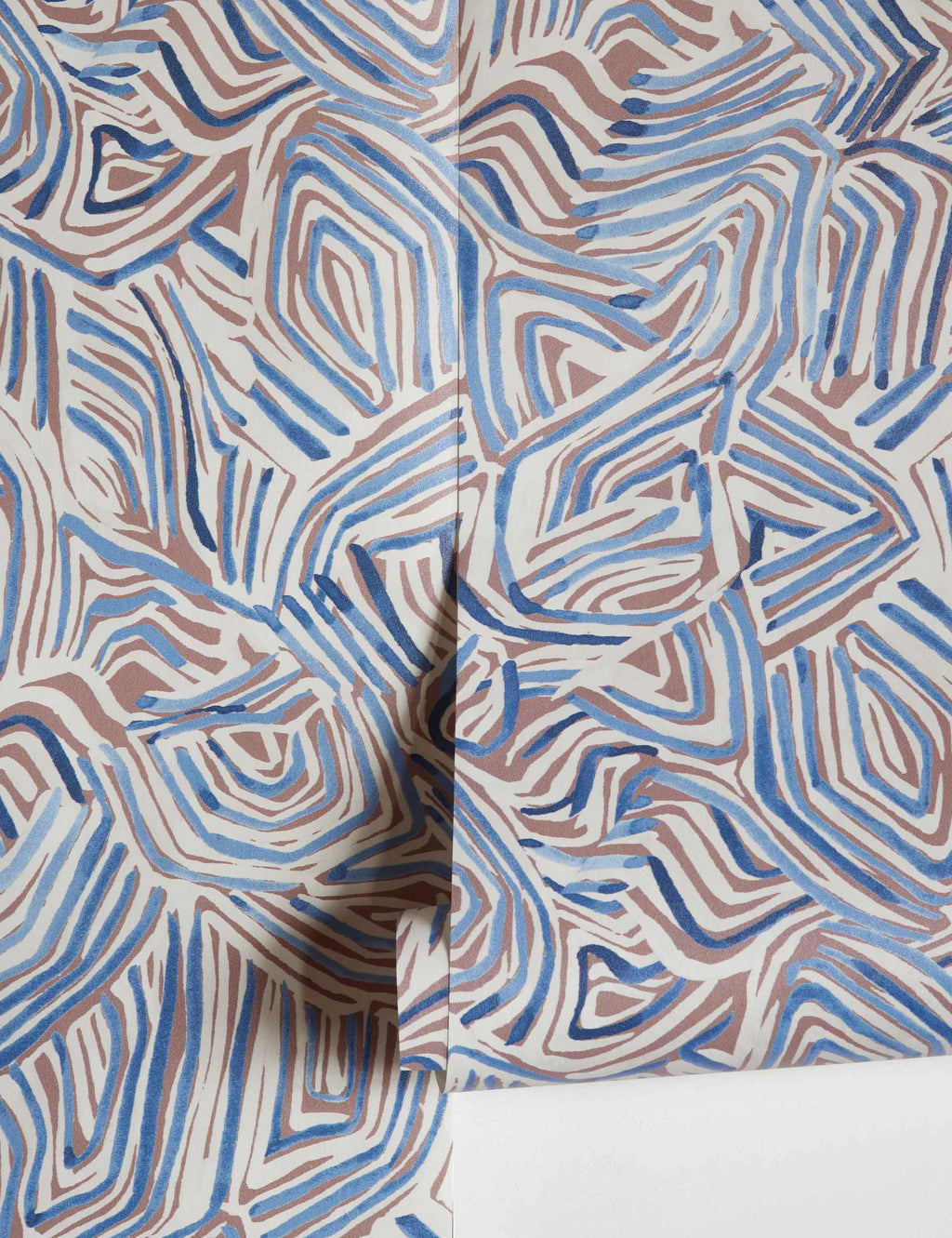 Bequia Modern Blue Wallpaper