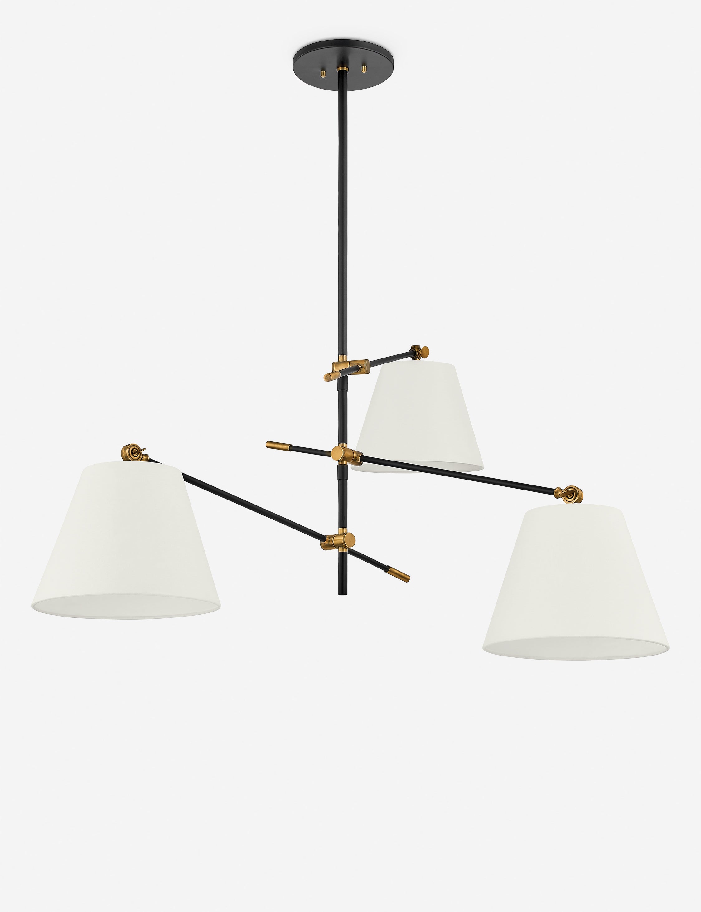 Navin Chandelier by Colin King x Troy Lighting, Black 52.5" Dia