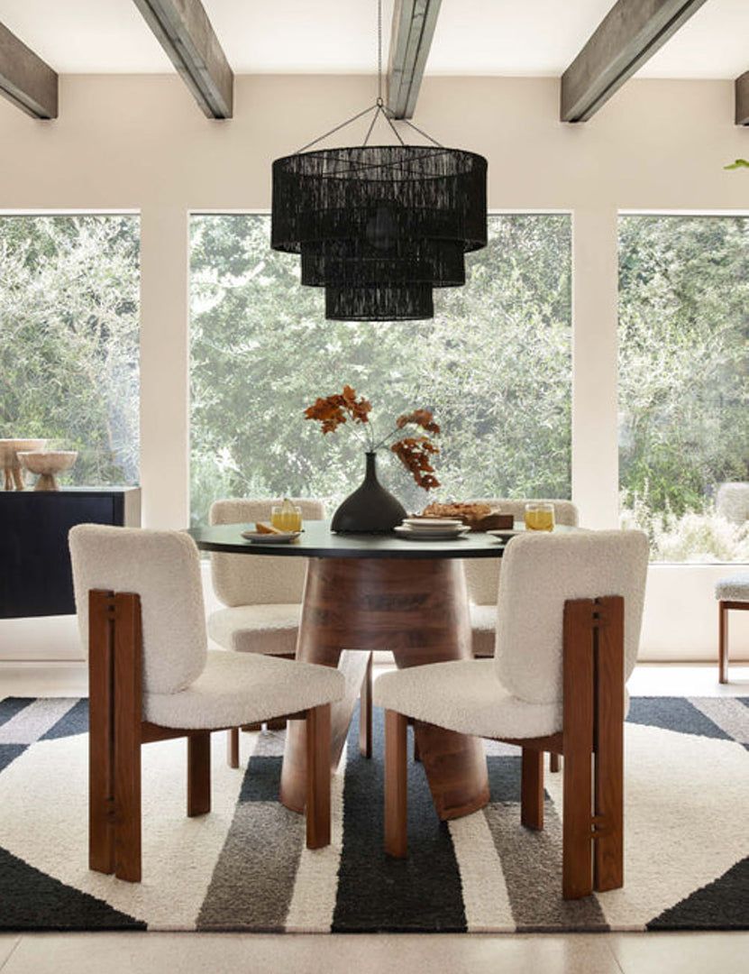 black dining room chandelier