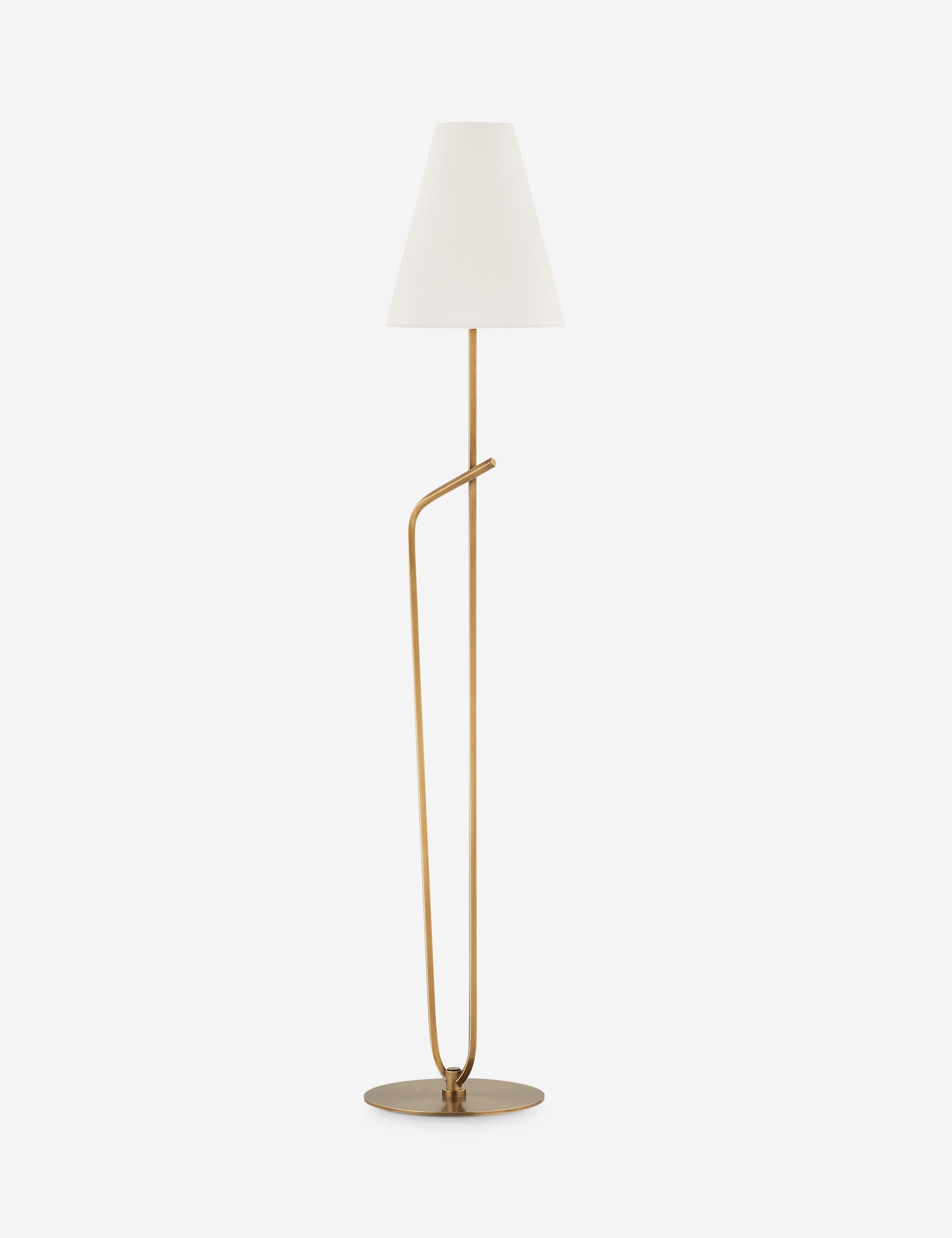 Pearce Floor Lamp by Colin King x Troy Lighting, Brass