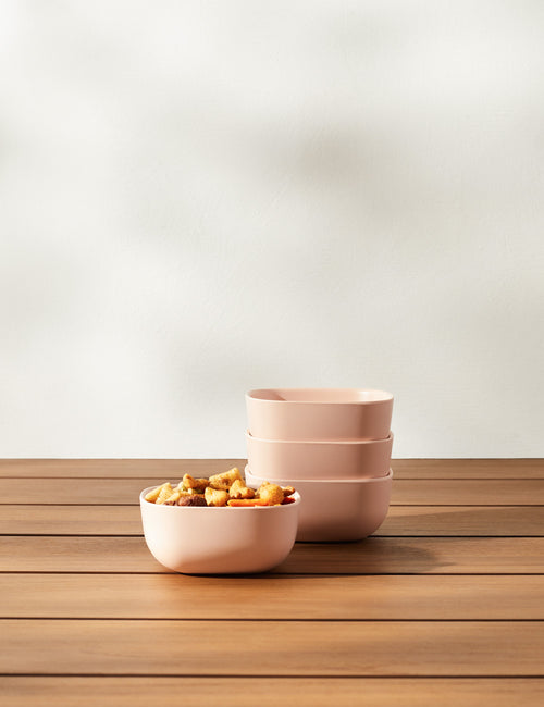 Hawkins New York Set of 3 Essential Lidded Bowls in Blush