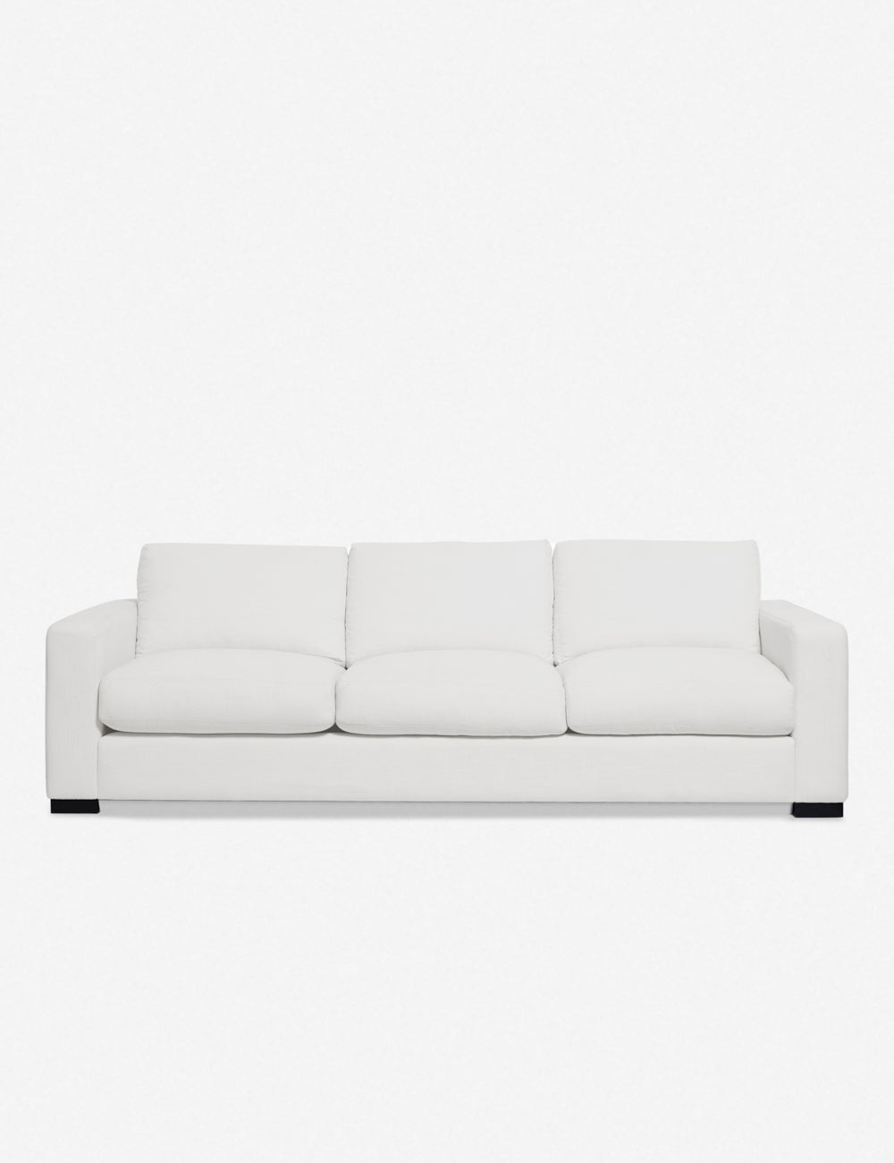 Reign Sofa, White Performance Fabric