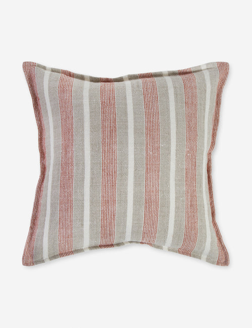 Oatha Neutral Long Linen Lumbar Pillow