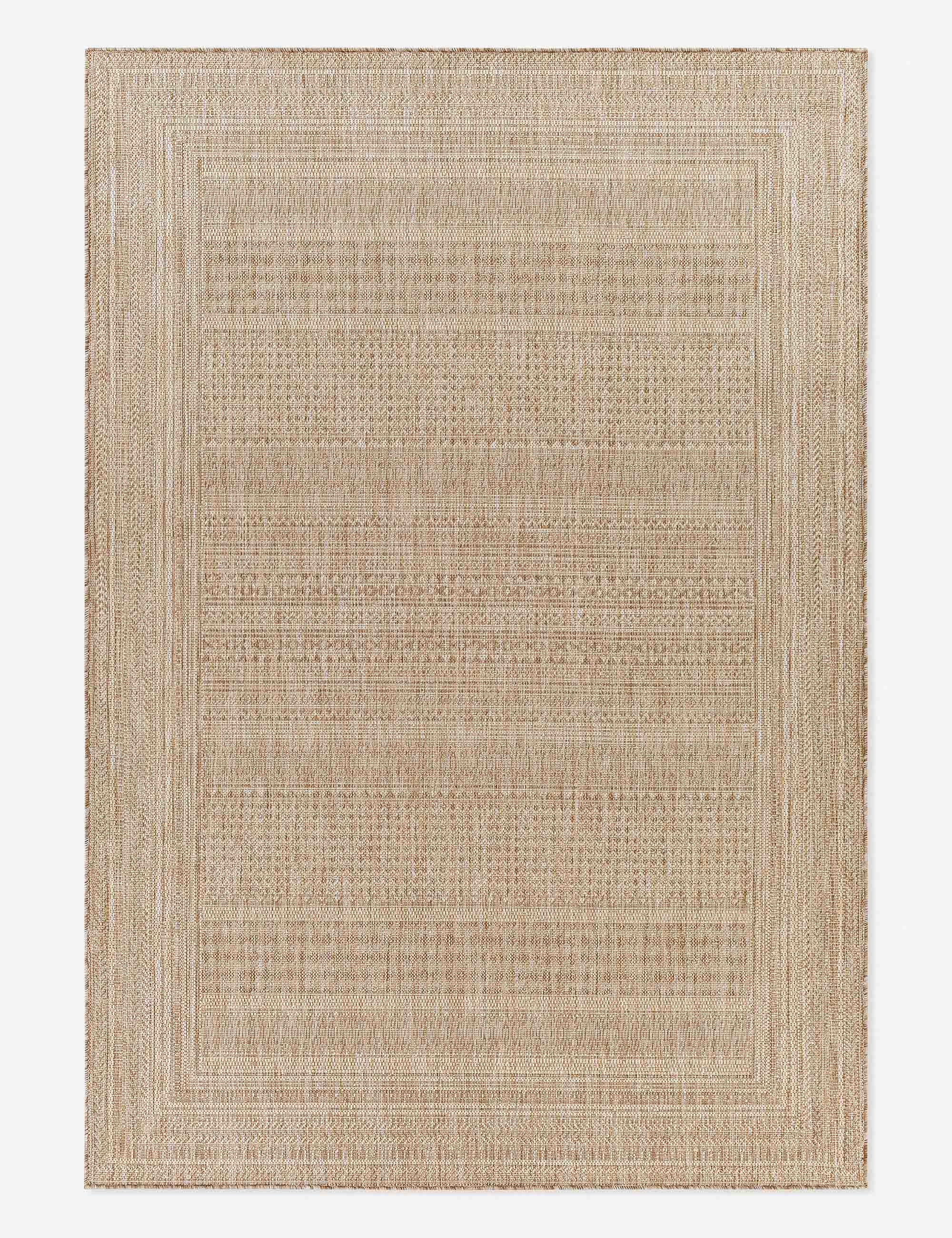 Jabari Indoor / Outdoor Rug, Natural 5'3" x 7'