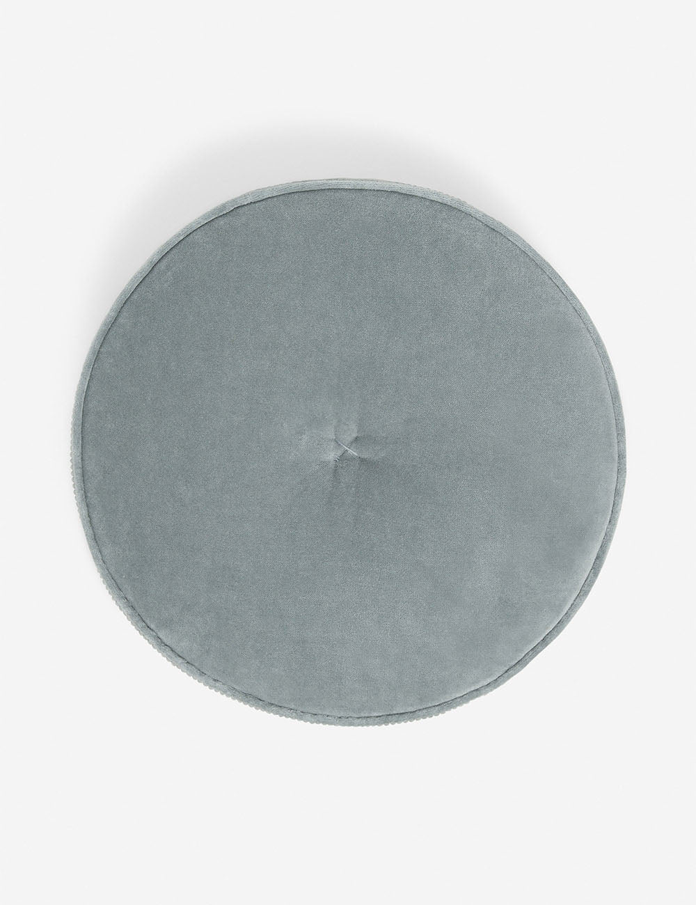 Velvet Disc Pillow by Sarah Sherman Samuel, Canyon Blue