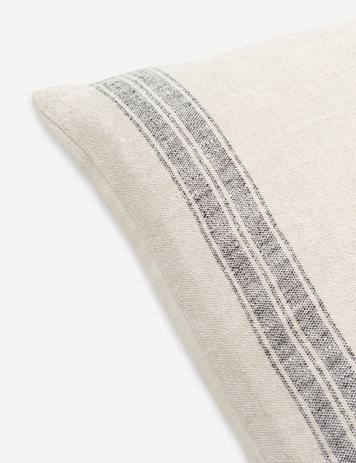 Long Lumbar Throw Pillow- Moss Linen – Coterie, Brooklyn