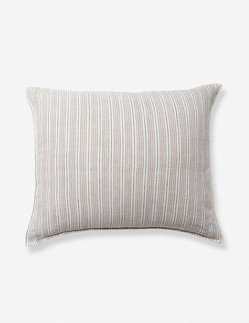 Oatha Neutral Long Linen Lumbar Pillow