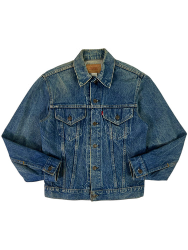 Vintage 80s Levi's 70505 0213 WPL 423 faded denim jean jacket (40