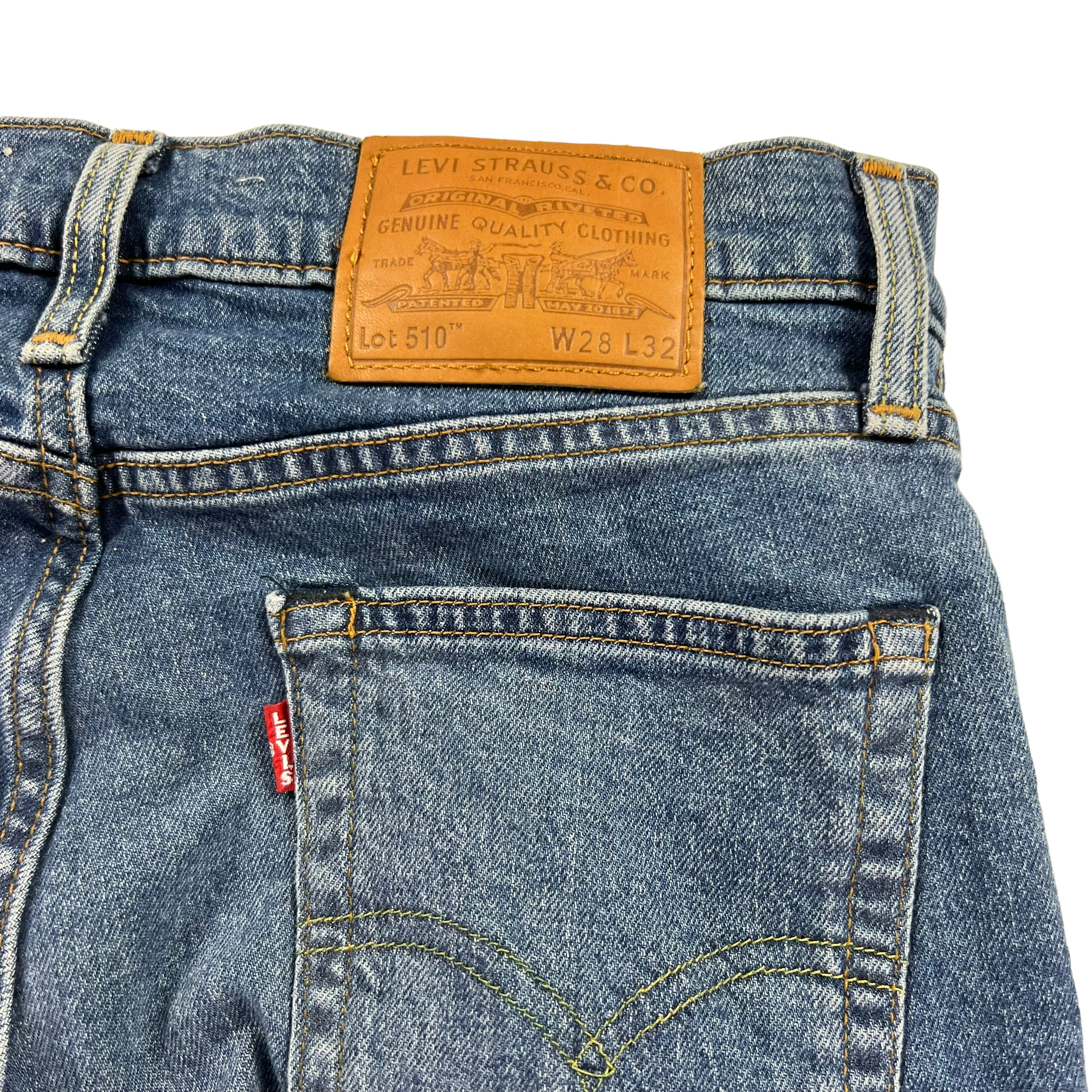 Levi's premium big E lot 510 slim fit denim jeans (28x32) – The Retro  Recovery