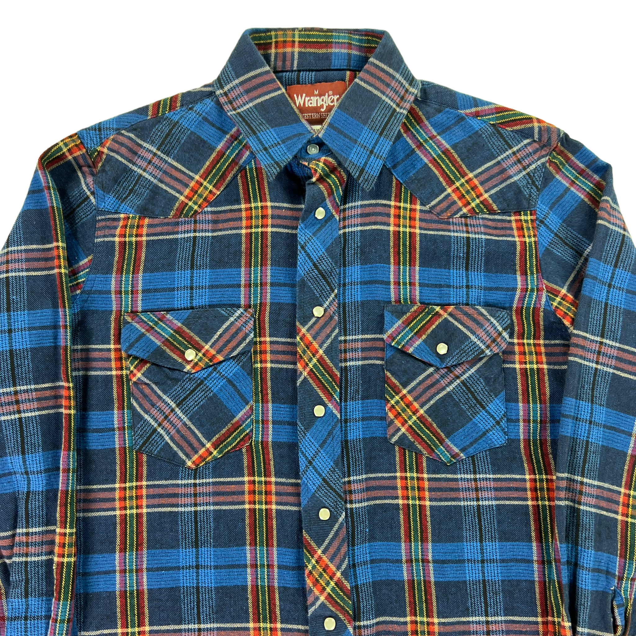 Vintage 90s Wrangler Western shirts plaid Pearl snaps button up (M) – The  Retro Recovery