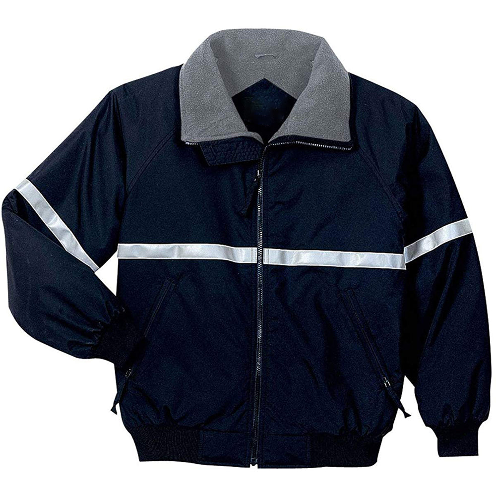 SMASYS Navy Blue Reflective Warm Safety High Visibility Jacket#N ...