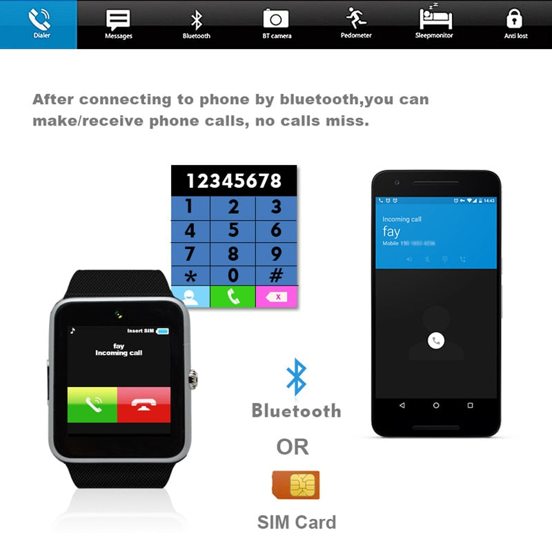 mobile phone in smart watch