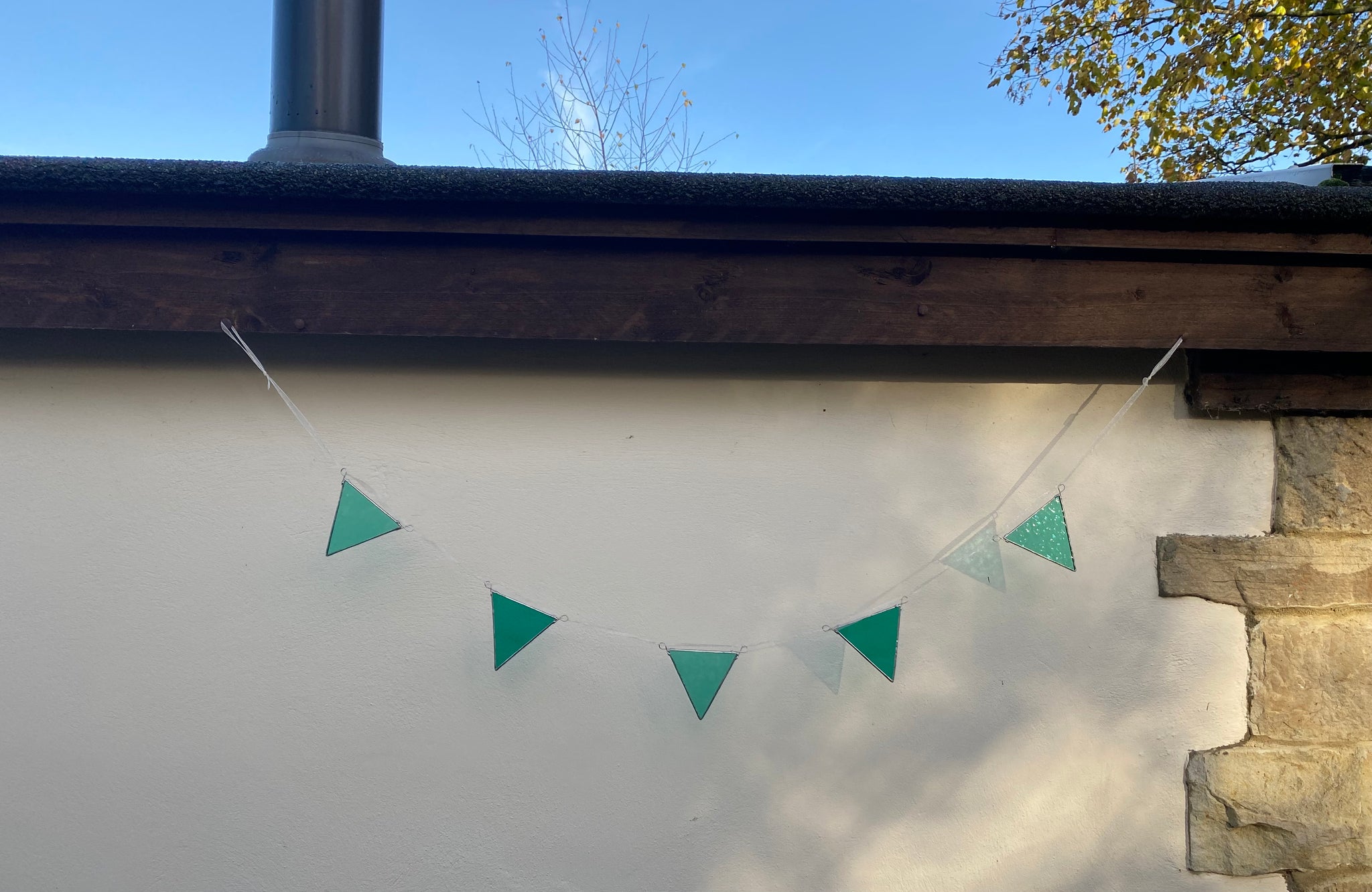 stained glass bunting